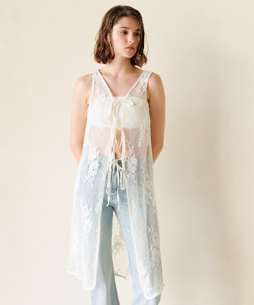 SUBLATIONS  ロングジレ ニットロングジレ A/C DESIGN BY ALPHA CUBIC｜クロスプラス公式