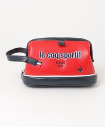 le coq sportif GOLF（ルコックスポルティフゴルフ）の「【le coq sportif GOLF】がま口開口 マグネットカートポーチ　ゴルフ（ポーチ）」