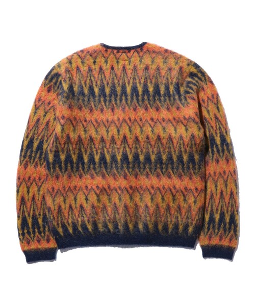 BEAMS PLUS（ビームスプラス）の「ダブル ジャカード シェブロン パターン カーディガン（カーディガン/ボレロ・メンズ・ネイビー/レッド・XL/L/M/S）」の13枚目の写真