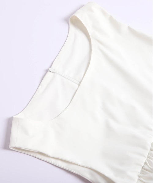 AMELY（エミリー）の「ティアードレーストップス（Tシャツ/カットソー・レディース・ホワイト/ブラック・フリー）」の11枚目の写真