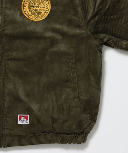 BEN DAVIS（ベンデイビス）の「【BEN DAVIS（ベンデイビス）】REMOVAL BOA COLLAR CORD JACKET /ジャケット ボア 刺繍 ワッペン スイングトップ（その他アウター・メンズ・カーキ/ブラウン/ネイビー・X-LARGE/LARGE/MEDIUM）」の12枚目の写真