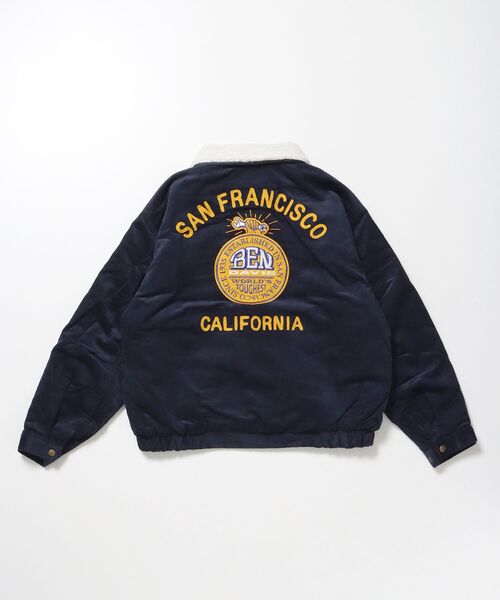 BEN DAVIS（ベンデイビス）の「【BEN DAVIS（ベンデイビス）】REMOVAL BOA COLLAR CORD JACKET /ジャケット ボア 刺繍 ワッペン スイングトップ（その他アウター・メンズ・カーキ/ブラウン/ネイビー・X-LARGE/LARGE/MEDIUM）」の16枚目の写真