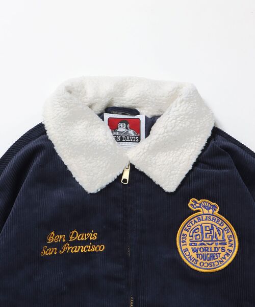 BEN DAVIS（ベンデイビス）の「【BEN DAVIS（ベンデイビス）】REMOVAL BOA COLLAR CORD JACKET /ジャケット ボア 刺繍 ワッペン スイングトップ（その他アウター・メンズ・カーキ/ブラウン/ネイビー・X-LARGE/LARGE/MEDIUM）」の19枚目の写真