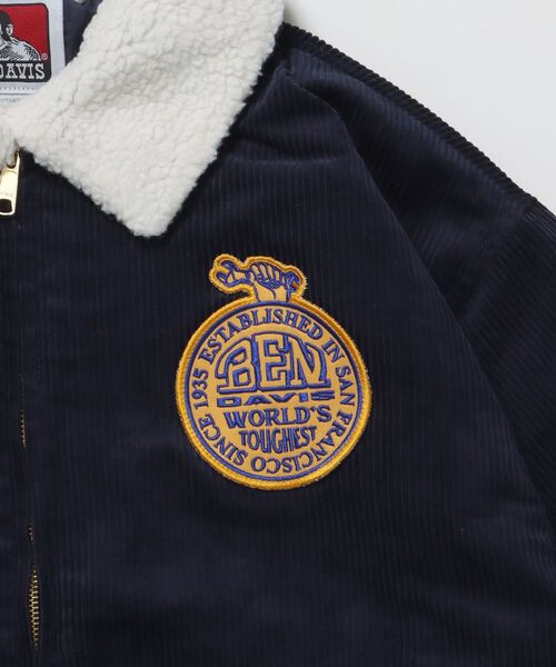 BEN DAVIS（ベンデイビス）の「【BEN DAVIS（ベンデイビス）】REMOVAL BOA COLLAR CORD JACKET /ジャケット ボア 刺繍 ワッペン スイングトップ（その他アウター・メンズ・カーキ/ブラウン/ネイビー・X-LARGE/LARGE/MEDIUM）」の22枚目の写真