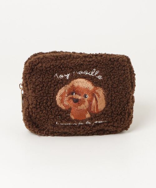 セール】ボアアニマル刺繍ポーチ（ポーチ）｜Per sist ence