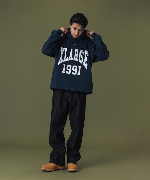 XLARGE（エクストララージ）の「DEFORMATION HOODED SWEATSHIRT