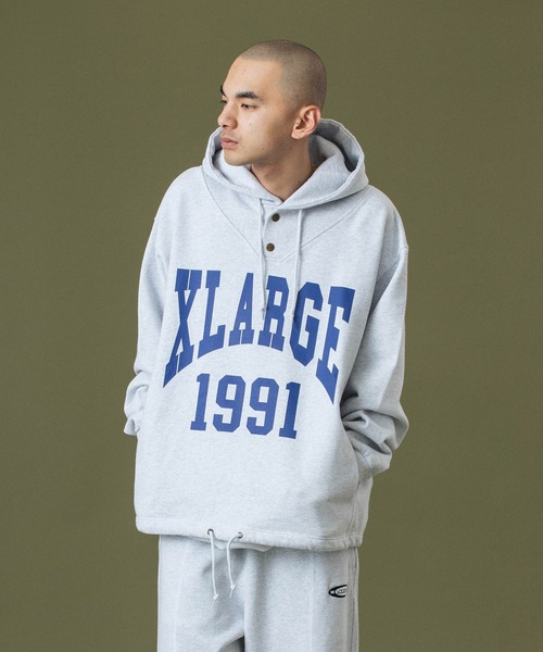 セール】DEFORMATION HOODED SWEATSHIRT（パーカー）｜XLARGE