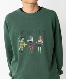 gym master | 9.4oz ピグメントエアロビクススウェットシャツ(スウェット)