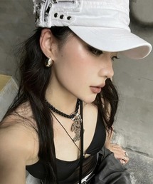 Ressaca | ジップデザインスタッズワークキャップ(キャップ)