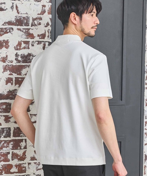UNION STATION（ユニオンステーション）の「シルケットスムースクルーネック ジャケT（Tシャツ/カットソー・メンズ・ホワイト・M/L/LL）」の2枚目の写真