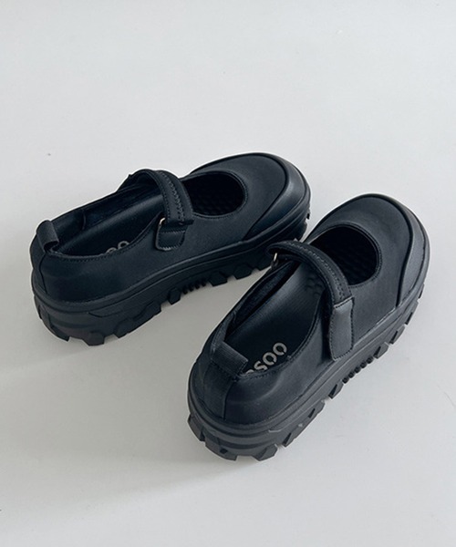 SANSeLF（サンセルフ）の「【SANSeLF】ボリュームソール メリージェーンシューズ  sas25a014（その他シューズ・レディース・ブラック/シルバー・36/39/38/37）」の8枚目の写真