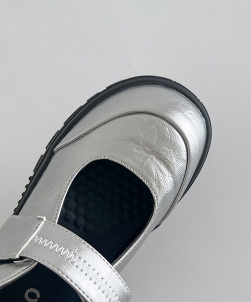 SANSeLF（サンセルフ）の「【SANSeLF】ボリュームソール メリージェーンシューズ  sas25a014（その他シューズ・レディース・ブラック/シルバー・36/39/38/37）」の10枚目の写真