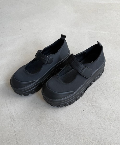 SANSeLF（サンセルフ）の「【SANSeLF】ボリュームソール メリージェーンシューズ  sas25a014（その他シューズ・レディース・ブラック/シルバー・36/39/38/37）」の15枚目の写真