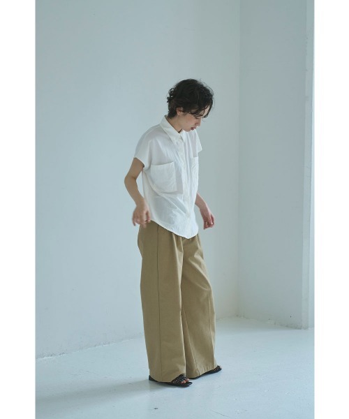 marjour(マージュール)の「NUANCE NYLON SHIRTS(シャツ/ブラウス・レディース・ブラック/オフホワイト・M)」の8枚目の写真