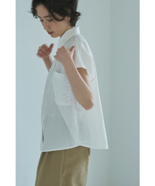 marjour(マージュール)の「NUANCE NYLON SHIRTS(シャツ/ブラウス・レディース・ブラック/オフホワイト・M)」の9枚目の写真