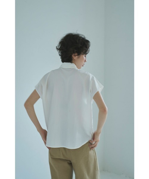 marjour(マージュール)の「NUANCE NYLON SHIRTS(シャツ/ブラウス・レディース・ブラック/オフホワイト・M)」の11枚目の写真