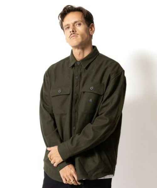 ROARK REVIVAL（ロアークリバイバル）の「【ROARK】NORDSMAN WOOL（シャツ/ブラウス・メンズ・アーミー・MEDIUM/LARGE/X-LARGE）」の8枚目の写真