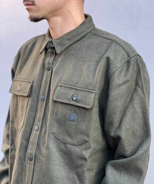 ROARK REVIVAL（ロアークリバイバル）の「【ROARK】NORDSMAN WOOL（シャツ/ブラウス・メンズ・アーミー・MEDIUM/LARGE/X-LARGE）」の6枚目の写真