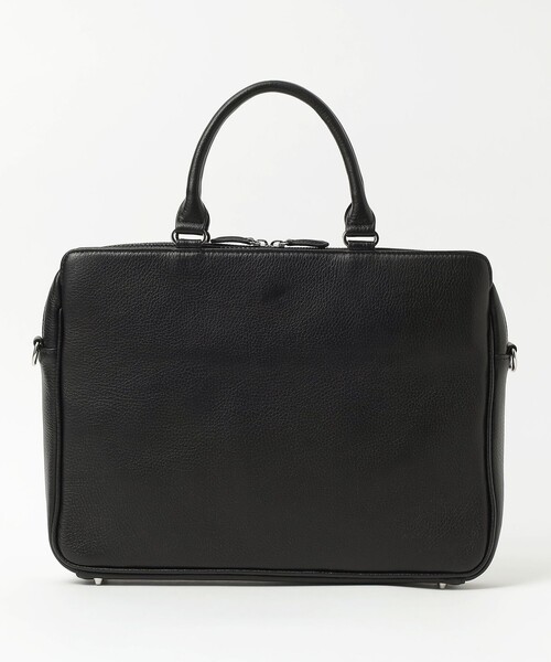 BEAMS HEART（ビームスハート）の「スリム レザー ブリーフバッグ【ノートPC収納】（ビジネスバッグ・メンズ・ブラック・ONE SIZE）」の5枚目の写真