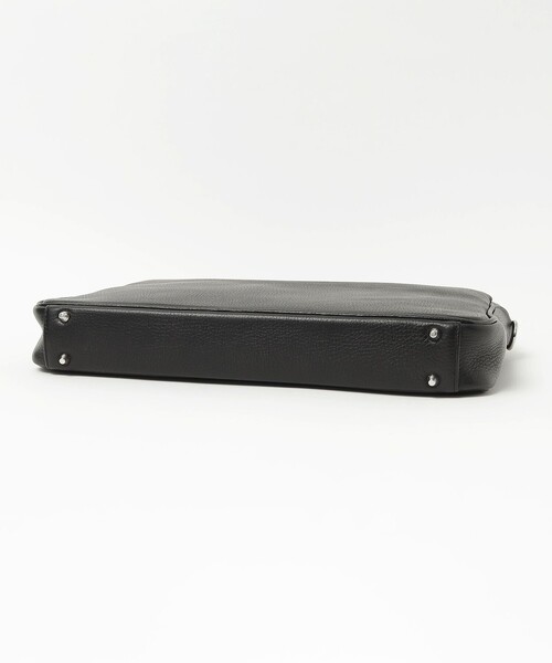 BEAMS HEART（ビームスハート）の「スリム レザー ブリーフバッグ【ノートPC収納】（ビジネスバッグ・メンズ・ブラック・ONE SIZE）」の6枚目の写真