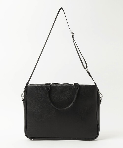 BEAMS HEART（ビームスハート）の「スリム レザー ブリーフバッグ【ノートPC収納】（ビジネスバッグ・メンズ・ブラック・ONE SIZE）」の10枚目の写真