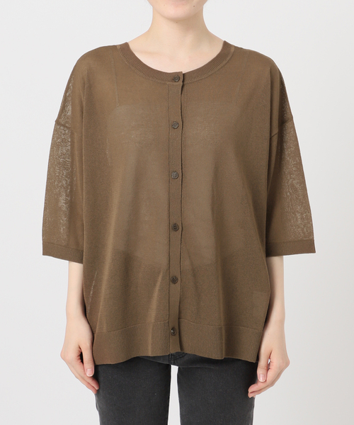 シアー2WAYハーフスリーブカーディガン JOURNAL STANDARD relume カーディガン シアー2WAYハーフ
