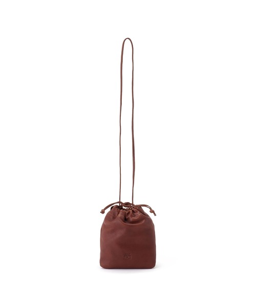 IL BISONTE（イルビゾンテ）の「IL BISONTE / VACCHETTA VINTAGE / クロスボディバッグ / 2025 AUTUMN WINTER（ショルダーバッグ・レディース・レンガ/ナチュラル/ブラック/ダークブラウン・FREE）」の7枚目の写真