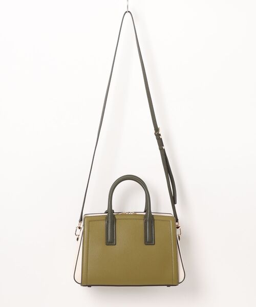 MICHAEL KORS(マイケルコース)の「LAILA カラーブロック ぺブルレザー サッチェル スモール(ハンドバッグ・レディース・グリーン系その他・FREE)」の7枚目の写真