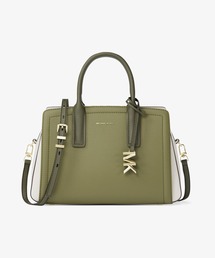 MICHAEL KORS | LAILA カラーブロック ぺブルレザー サッチェル スモール(ハンドバッグ)