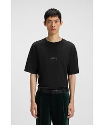 HUGO（ヒューゴ）の「コットンジャージー Tシャツ ロゴエンブロイダリー（Tシャツ/カットソー）」