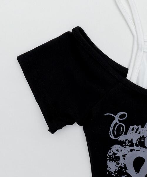 dispark(ディスパーク)の「DISPARK/レイヤードリリーロゴT(Tシャツ/カットソー・レディース・ブラック・FREE)」の10枚目の写真