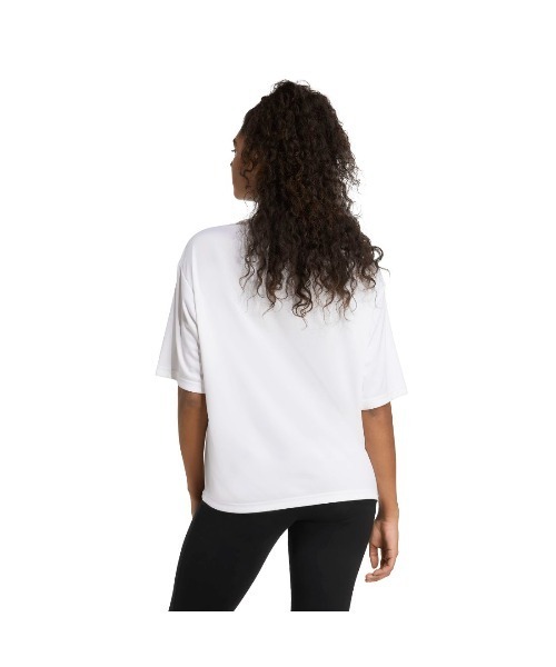 adidas(アディダス)の「アディダス adidas ソフト サイド グラフィックTシャツ(Tシャツ/カットソー・レディース・ライラック/ホワイト/ダークブルー・M/L)」の7枚目の写真