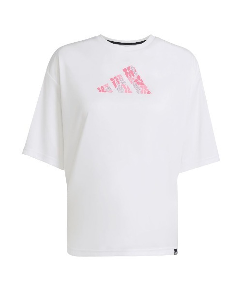 adidas(アディダス)の「アディダス adidas ソフト サイド グラフィックTシャツ(Tシャツ/カットソー・レディース・ライラック/ホワイト/ダークブルー・M/L)」の17枚目の写真