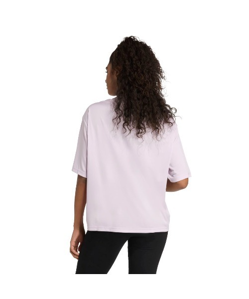 adidas(アディダス)の「アディダス adidas ソフト サイド グラフィックTシャツ(Tシャツ/カットソー・レディース・ライラック/ホワイト/ダークブルー・M/L)」の15枚目の写真