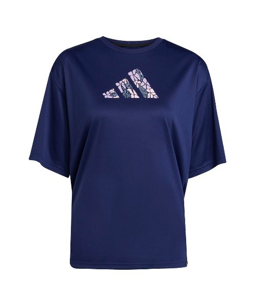 adidas(アディダス)の「アディダス adidas ソフト サイド グラフィックTシャツ(Tシャツ/カットソー・レディース・ライラック/ホワイト/ダークブルー・M/L)」の21枚目の写真