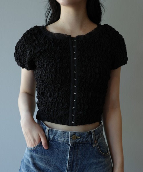 CLANE SHIRRING PUFF TOPS（その他トップス）｜CLANE（クラネ