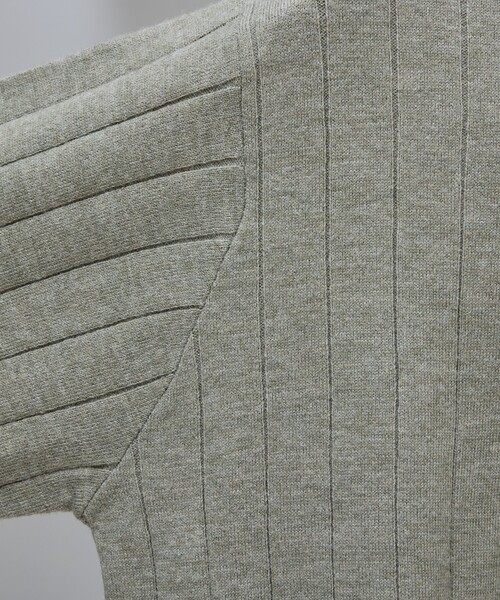 ABAHOUSE GRAY(アバハウスグレイ)の「【カシミヤタッチ】プルオーバー クルーネック ニット / ウォッシャブル(ニット/セーター・メンズ・セージグリーン/チャコールグレー/ブラック/ホワイト/ネイビー・46/48/50)」の8枚目の写真