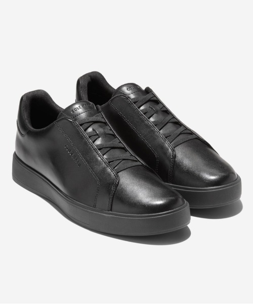 COLE HAAN ブラック スリッポン　23、5cm グランドプロ リュクス スリッポンスニーカー mens（スニーカー