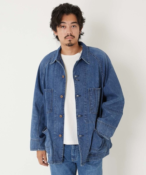 JK101 セルビッチライトデニム ヴィンテージウォッシュ ラグラン