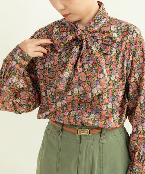 1/3Wool 透かし編みケープ襟プルオーバー ニット/セーター