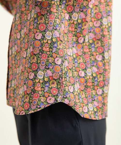 Dot&Stripes CHILD WOMAN(ドットアンドストライプス チャイルドウーマン)の「リバティ/LIBERTY ベゴニアボウタイブラウス(シャツ/ブラウス・レディース・ピンク/グリーン・FREE)」の22枚目の写真
