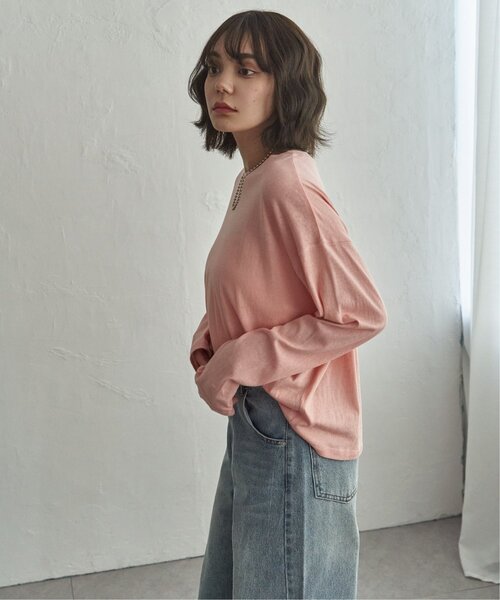 notch.(ノッチ)の「【 notch. by yui 】スラブシアーオーバートップス(Tシャツ/カットソー・レディース・ブルー/モカ/ホワイト/ブラック/イエロー/オレンジ・M)」の21枚目の写真