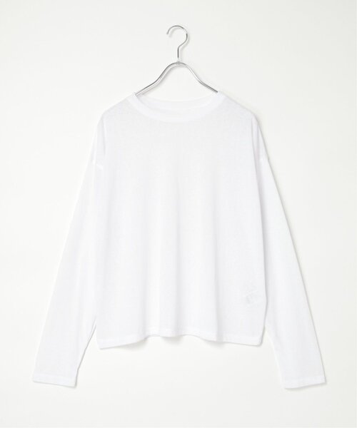 notch.(ノッチ)の「【 notch. by yui 】スラブシアーオーバートップス(Tシャツ/カットソー・レディース・ブルー/モカ/ホワイト/ブラック/イエロー/オレンジ・M)」の12枚目の写真