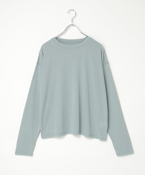 notch.(ノッチ)の「【 notch. by yui 】スラブシアーオーバートップス(Tシャツ/カットソー・レディース・ブルー/モカ/ホワイト/ブラック/イエロー/オレンジ・M)」の15枚目の写真