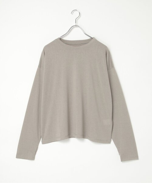 notch.(ノッチ)の「【 notch. by yui 】スラブシアーオーバートップス(Tシャツ/カットソー・レディース・ブルー/モカ/ホワイト/ブラック/イエロー/オレンジ・M)」の16枚目の写真