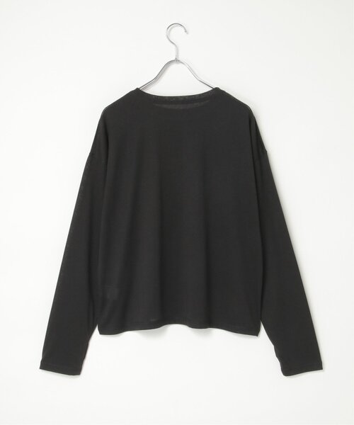 notch.(ノッチ)の「【 notch. by yui 】スラブシアーオーバートップス(Tシャツ/カットソー・レディース・ブルー/モカ/ホワイト/ブラック/イエロー/オレンジ・M)」の18枚目の写真
