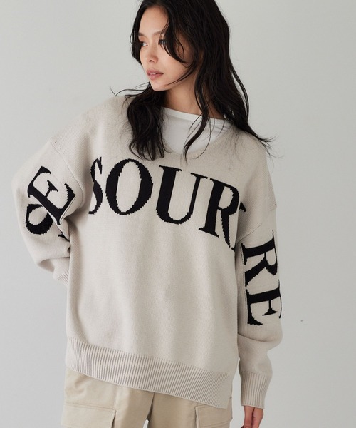 セール】BARNYARDSTORM / ビッグロゴVネックニット / ハンド