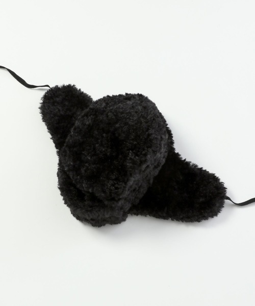 Anui（アニュイ）の「【UNISEX/CONTROL FREAK】フェイクボアフライトキャップ（キャップ・レディース・ベージュ/ブラック・FREE）」の8枚目の写真