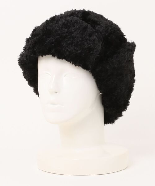 Anui（アニュイ）の「【UNISEX/CONTROL FREAK】フェイクボアフライトキャップ（キャップ・レディース・ベージュ/ブラック・FREE）」の12枚目の写真