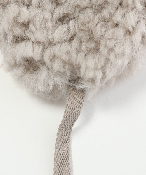 Anui（アニュイ）の「【UNISEX/CONTROL FREAK】フェイクボアフライトキャップ（キャップ・レディース・ベージュ/ブラック・FREE）」の15枚目の写真